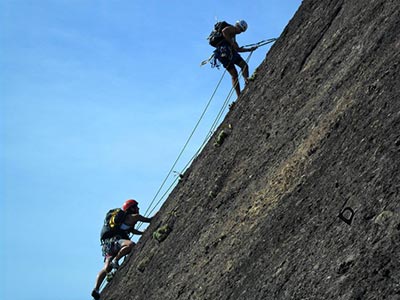 Batismo de Escalada em Rocha Rio de Janeiro 5