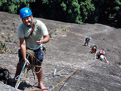 Batismo de Escalada em Rocha Rio de Janeiro 8