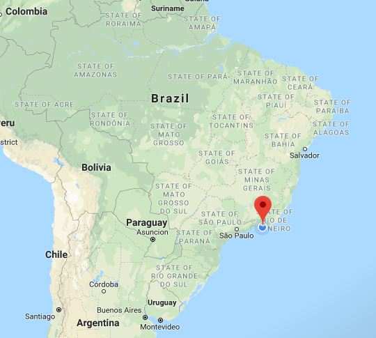 Map Pedra da Gavea Hike