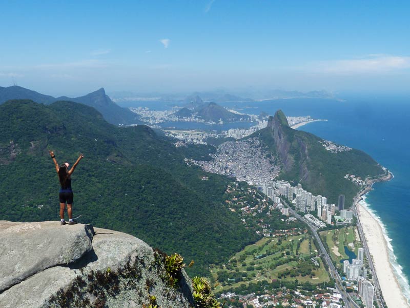 Wanderung auf den Pedra da Gávea — Rio de Janeiro Landschaft auf der Wanderung zum Pedra da Gávea in Rio de Janeiro