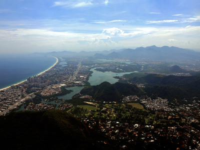 Randonnée de la Pedra da Gávea — Rio de Janeiro Vue depuis le sentier de la Pedra da Gávea
