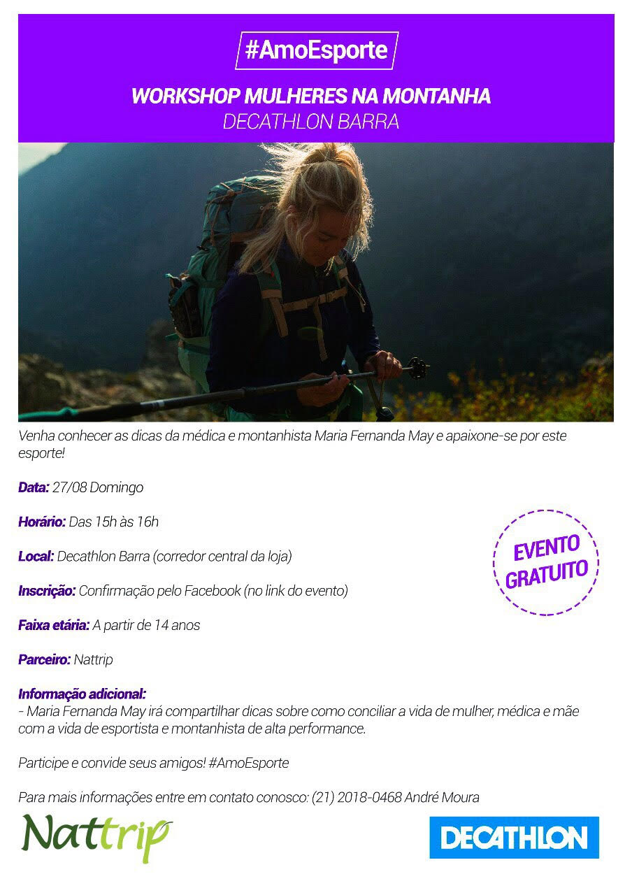 Workshop Mulheres na Montanha