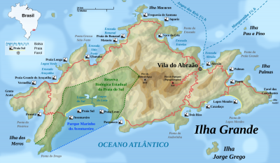 Mapa Ilha Grande Reserva